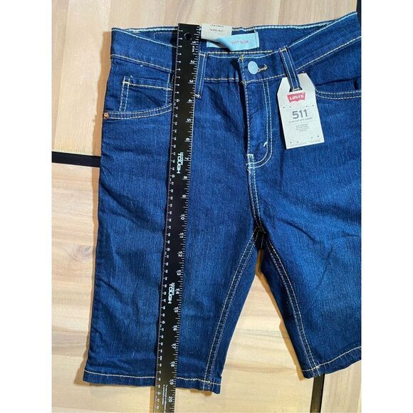 NWT Levi Slim Fit Boys Denim Shorts - Picture 4 of 5